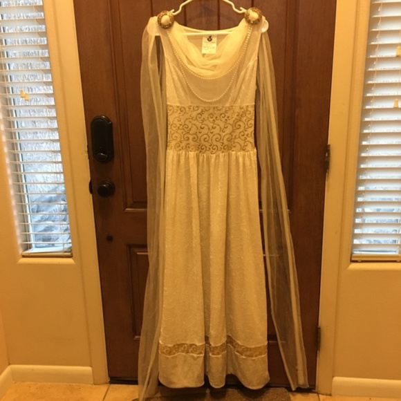 Roman Beauty costume. Cream and gold. Dress only. - Picture 2 of 8